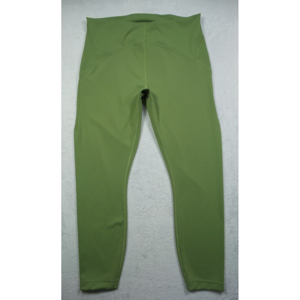 Lululemon Leggings Womens 12 Green Instill High Rise Stretch Athletic Yoga Pants